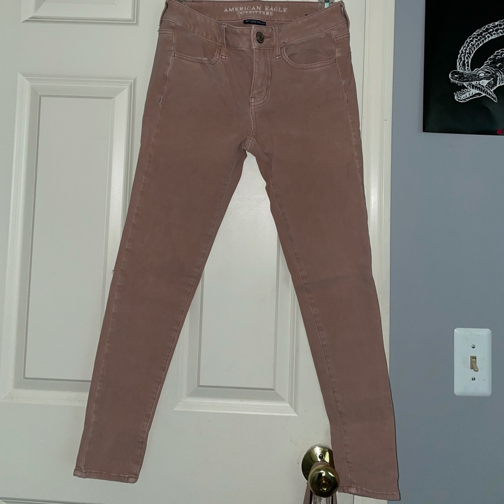 Pink American Eagle Jeggings